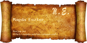 Magda Eszter névjegykártya